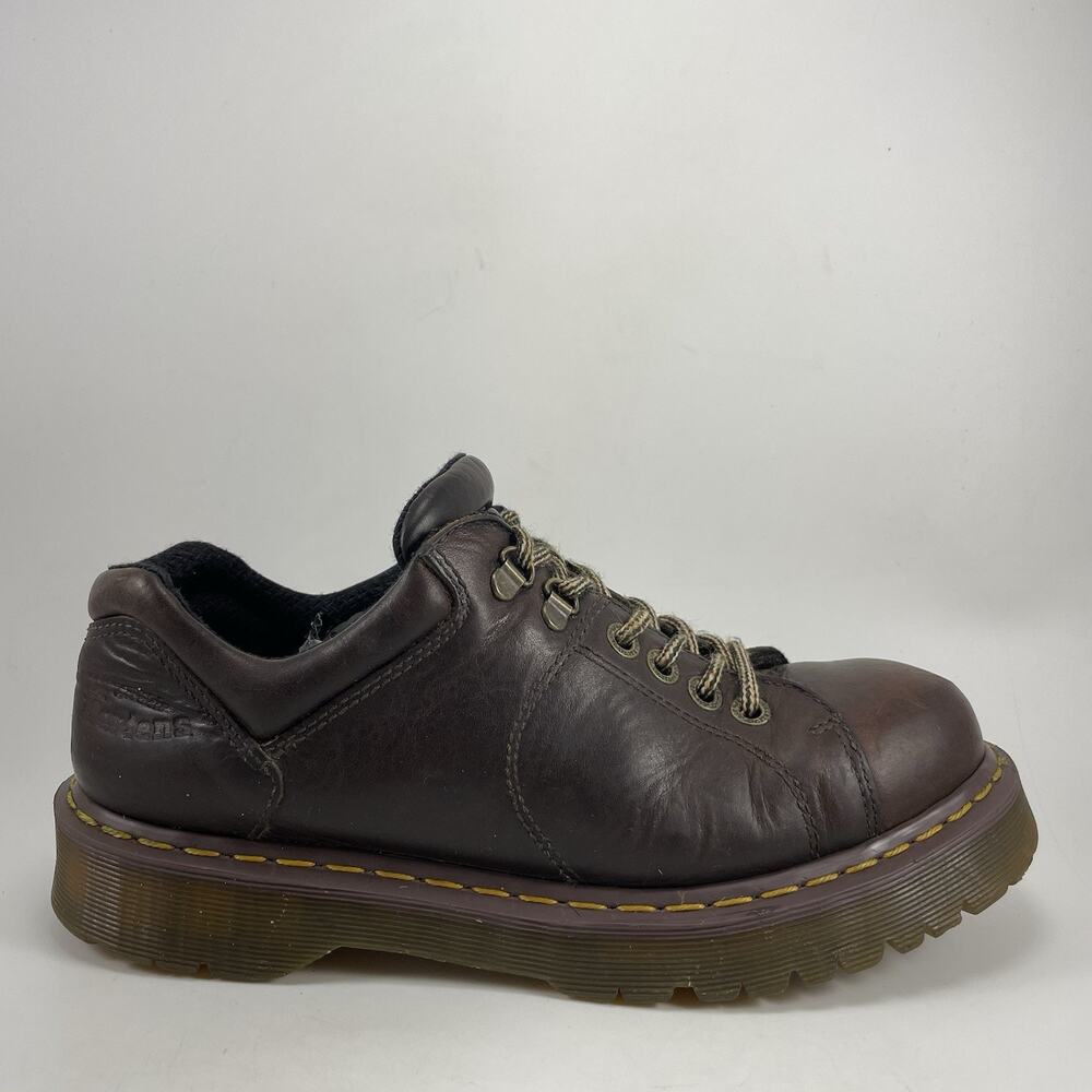 Dr Martens 8312 Oxford Shoes Mens Size 10 Dark Brown Leather Chunky Retro